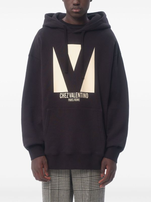 Browns Valentino Garavani Logo-print Hoodie | Browns Hoodies