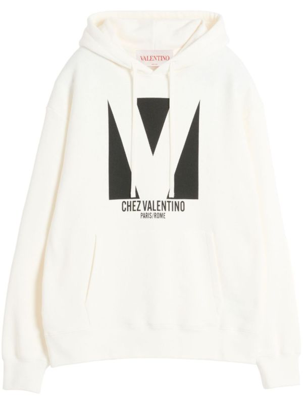 browns Valentino Garavani logo-print hoodie | Browns Hoodies