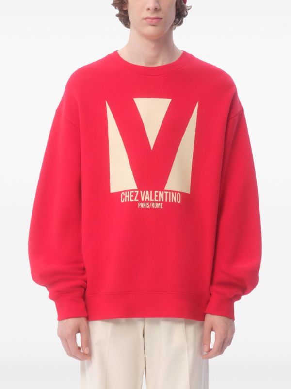 Browns Valentino Garavani Logo-Print Sweatshirt | Browns Sweatshirts