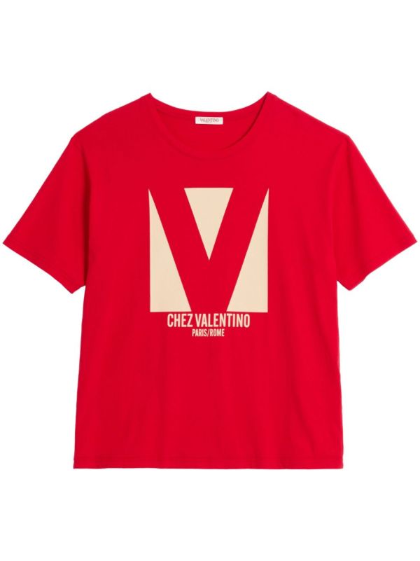browns Valentino Garavani logo-print T-shirt | Browns T-Shirts