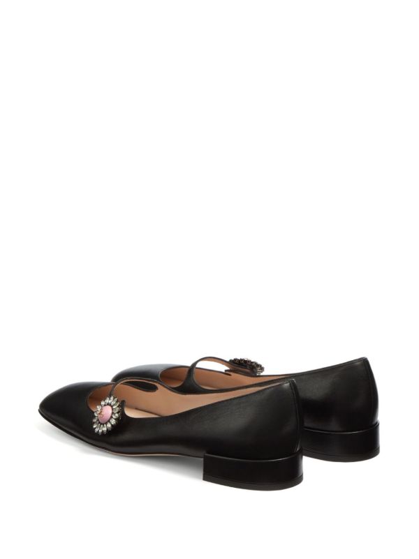 Browns Valentino Garavani Mary Jane Ballet Flats | Browns Ballerina Shoes