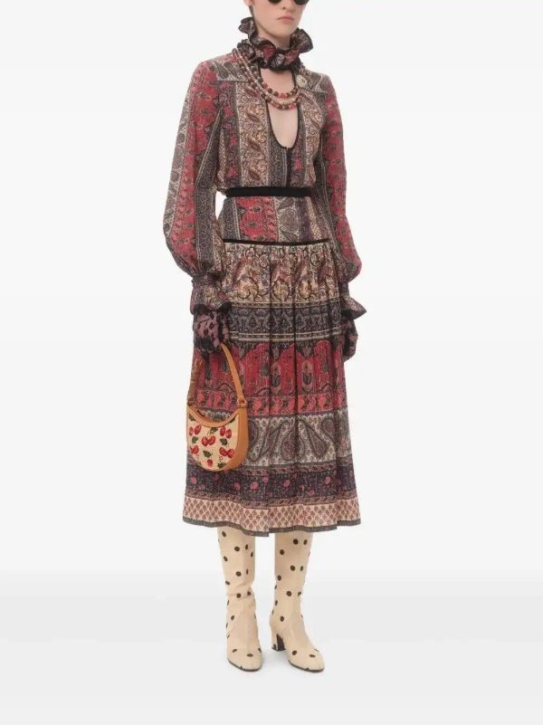 Browns Valentino Garavani Mini VLogo Signature Cherryfic-print Shoulder Bag | Browns Shoulder Bags