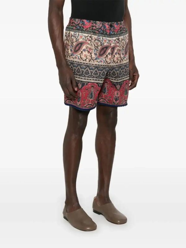 Browns Valentino Garavani Paisley-print Shorts | Browns Bermuda Shorts