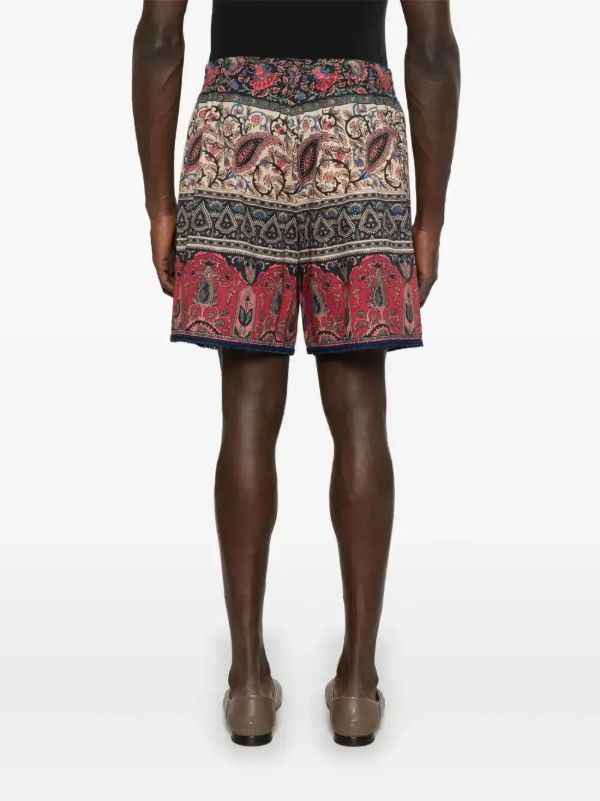 Browns Valentino Garavani Paisley-print Shorts | Browns Bermuda Shorts