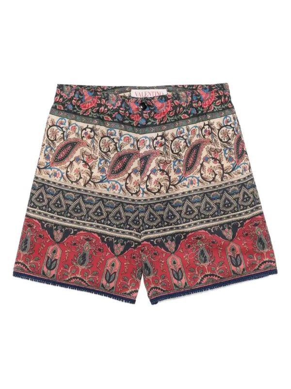 browns Valentino Garavani paisley-print shorts | Browns Bermuda Shorts