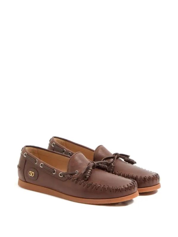 Browns Valentino Garavani Palm Avenue Boat Shoes | Browns Boat Shoes