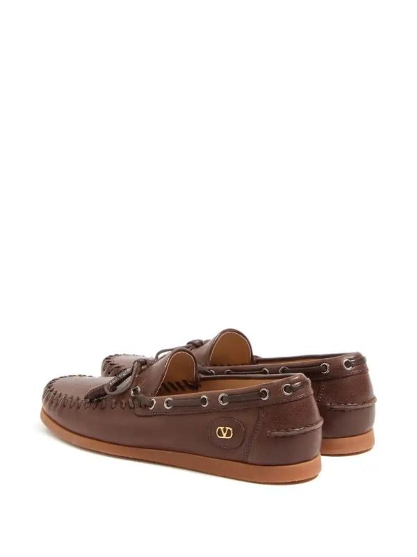 Browns Valentino Garavani Palm Avenue Boat Shoes | Browns Boat Shoes