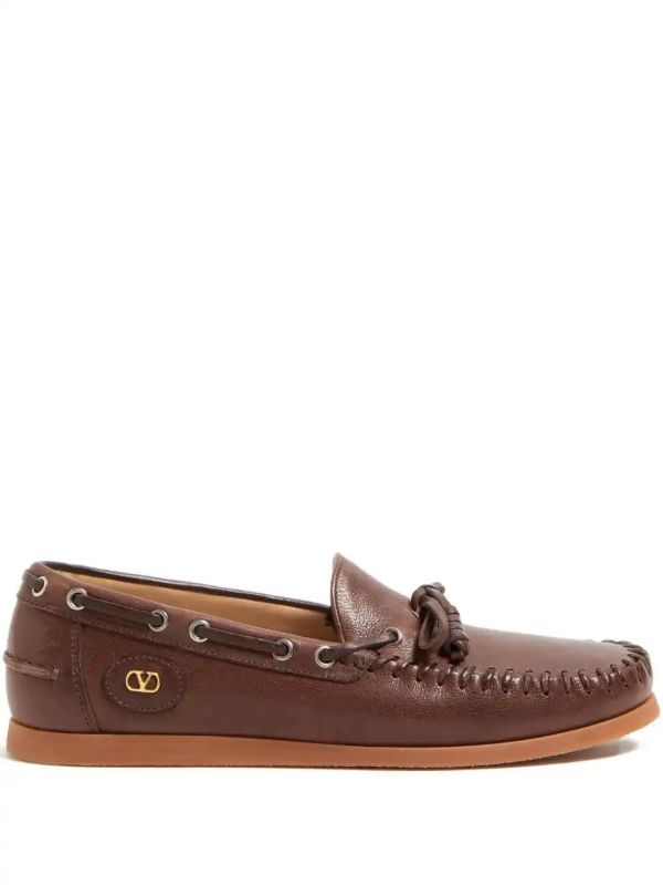 browns Valentino Garavani Palm Avenue boat shoes | Browns Boat Shoes