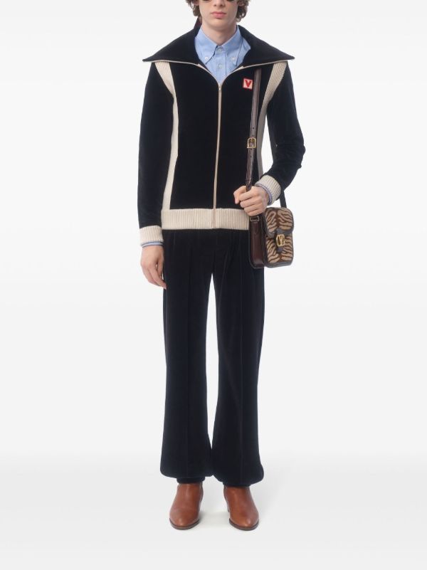 Browns Valentino Garavani Panelled Cardigan | Browns Cardigans