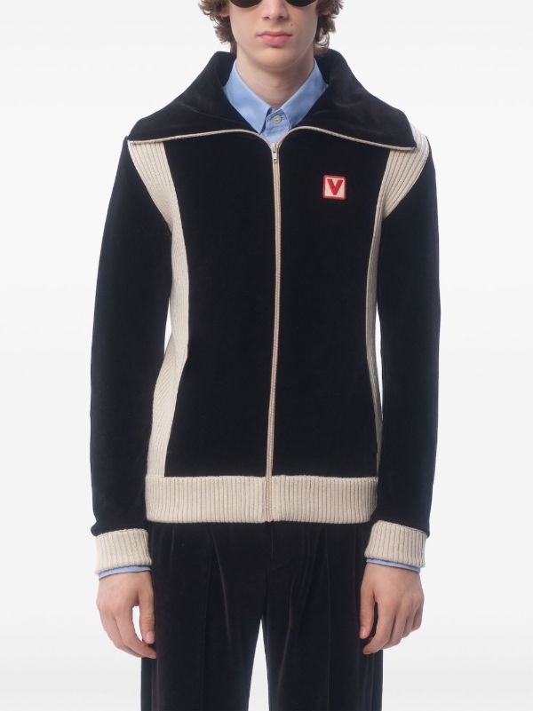 Browns Valentino Garavani Panelled Cardigan | Browns Cardigans