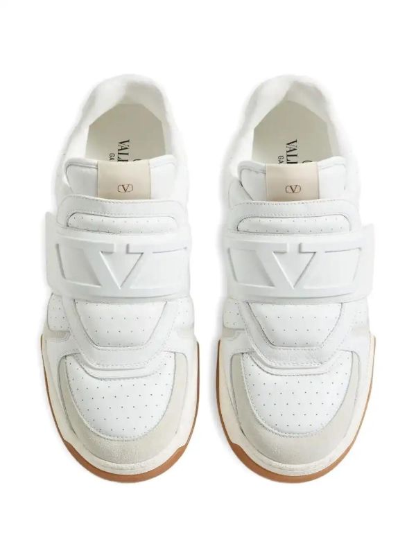 Browns Valentino Garavani Perforated Strap Sneakers | Browns Low-Tops