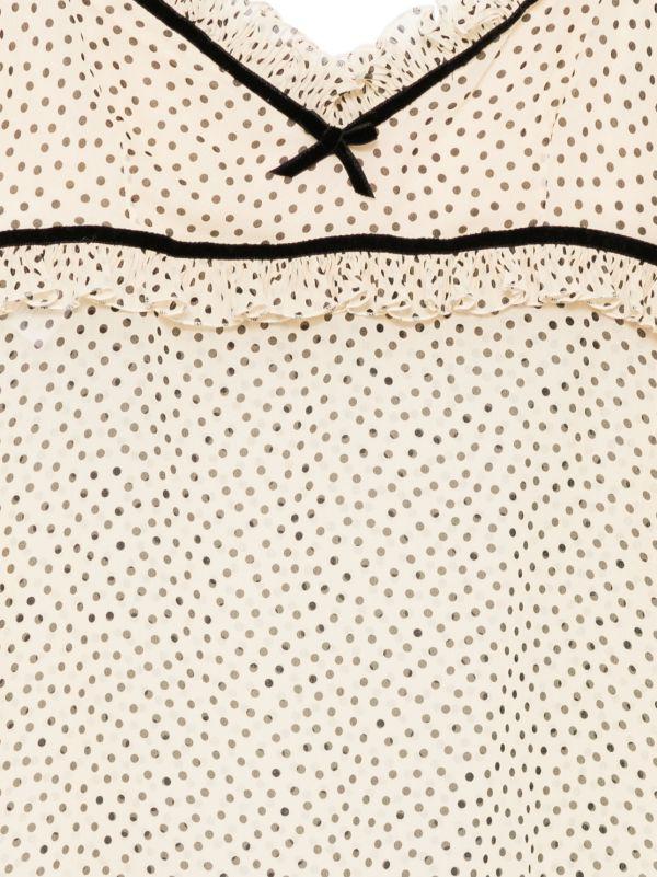 Browns Valentino Garavani Polka Dot Camisole | Browns Camisoles & Corsets
