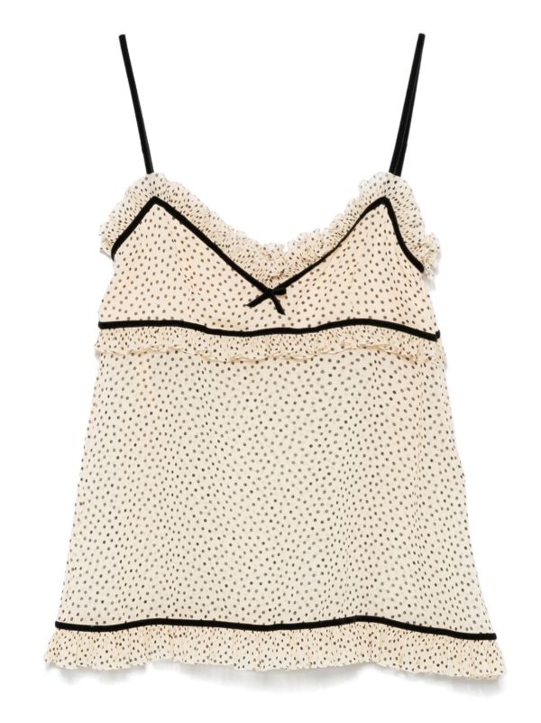 browns Valentino Garavani polka dot camisole | Browns Camisoles & Corsets
