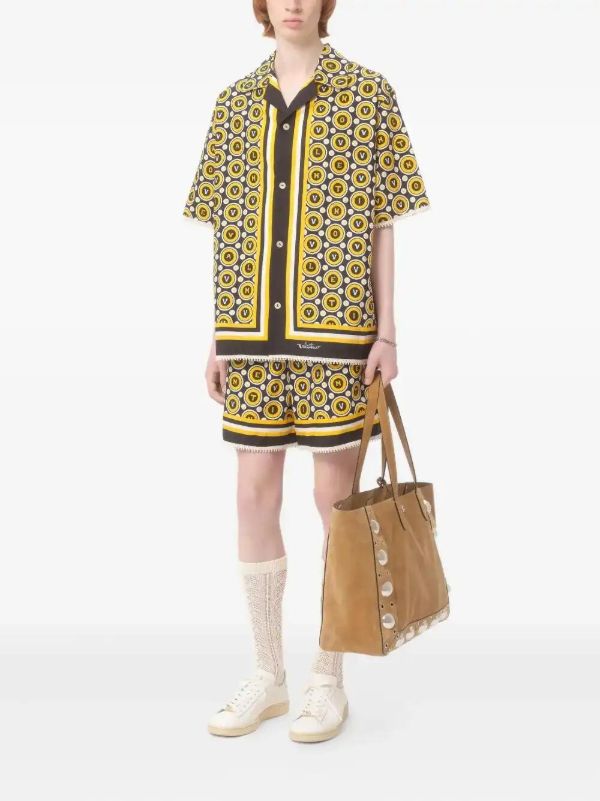 Browns Valentino Garavani Poplin Bermuda Shorts | Browns Bermuda Shorts