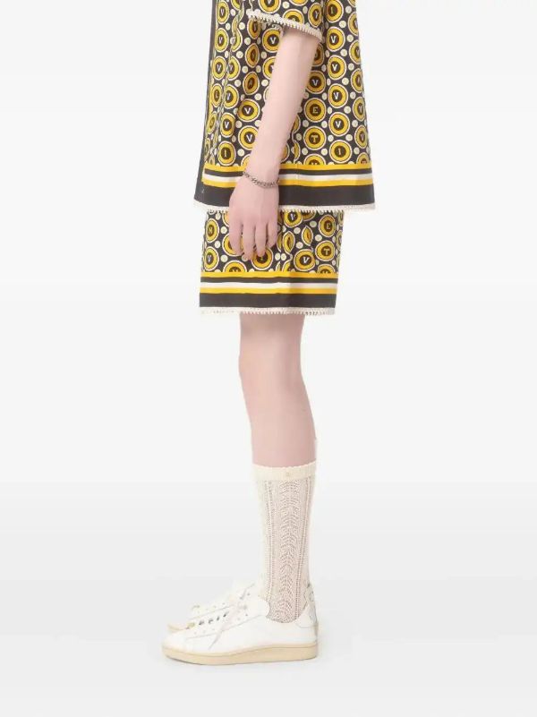 Browns Valentino Garavani Poplin Bermuda Shorts | Browns Bermuda Shorts