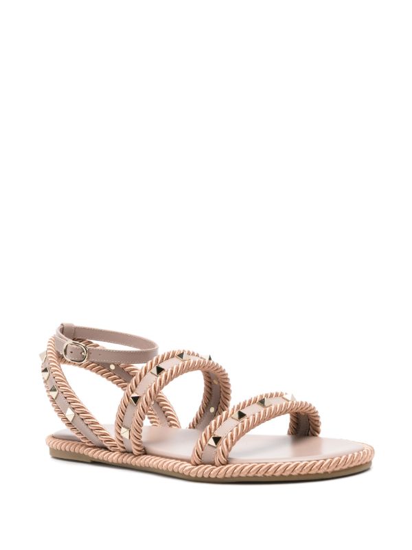 Browns Valentino Garavani Rockstud Flats | Browns Sandals