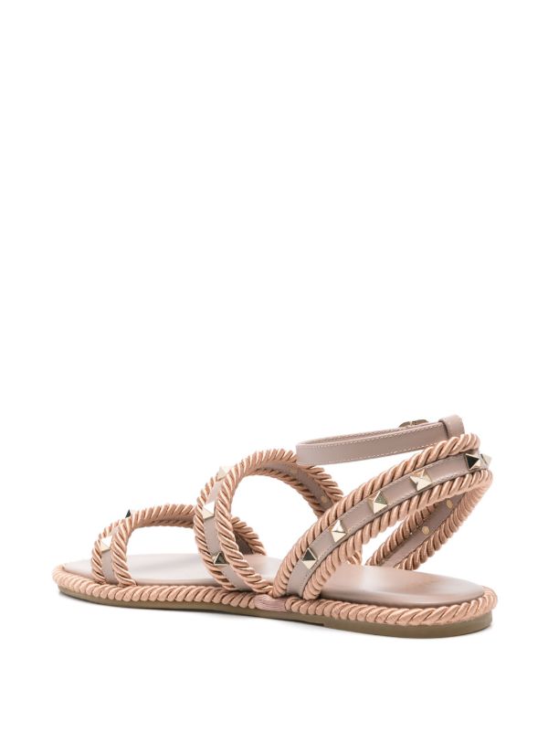 Browns Valentino Garavani Rockstud Flats | Browns Sandals