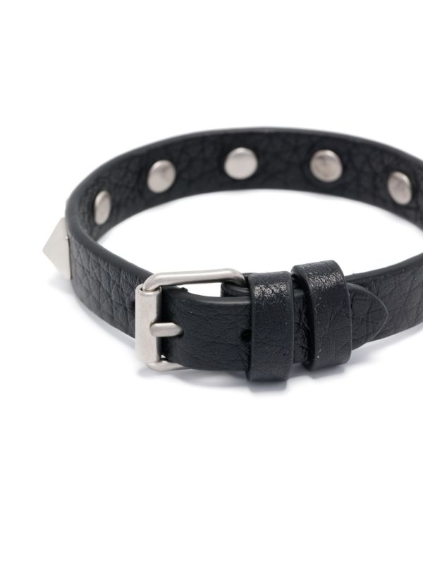 Browns Valentino Garavani Rockstud Leather Bracelet | Browns Bracelets