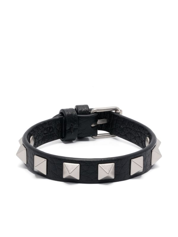 browns Valentino Garavani Rockstud leather bracelet | Browns Bracelets