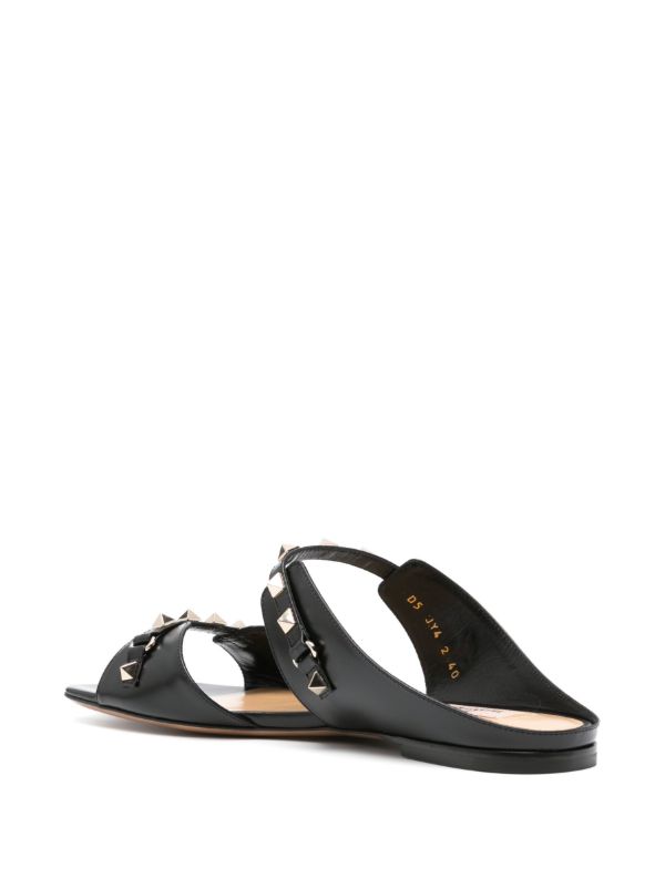 Browns Valentino Garavani Rockstud Leather Sandals | Browns Sandals