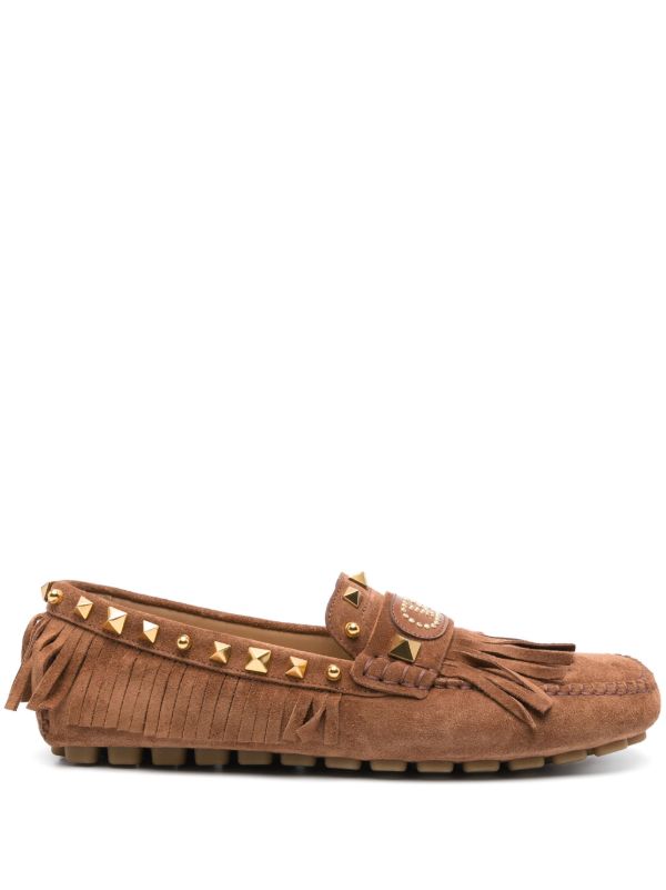 browns Valentino Garavani Rockstud loafers | Browns Loafers