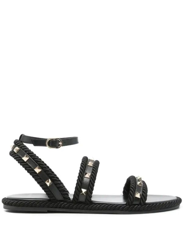 browns Valentino Garavani Rockstud sandals | Browns Sandals