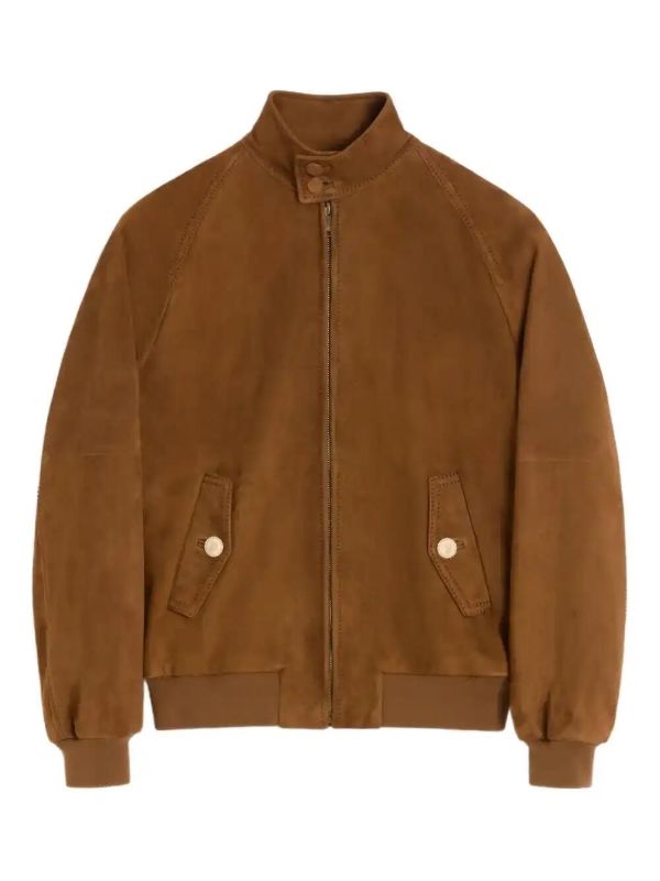browns Valentino Garavani suede jacket | Browns Leather Jackets