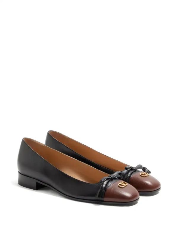 Browns Valentino Garavani Valet Ballet Flats | Browns Ballerina Shoes