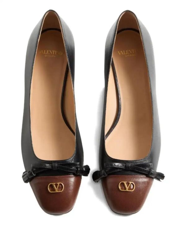 Browns Valentino Garavani Valet Ballet Flats | Browns Ballerina Shoes