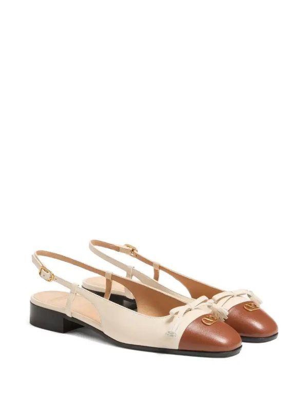 Browns Valentino Garavani Valet Du Roi Kid Ballet Flats | Browns Ballerina Shoes