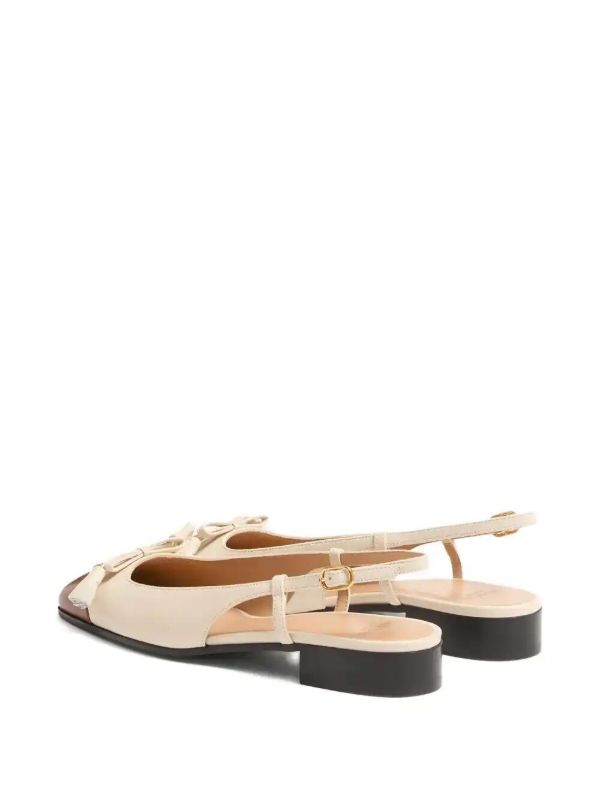 Browns Valentino Garavani Valet Du Roi Kid Ballet Flats | Browns Ballerina Shoes