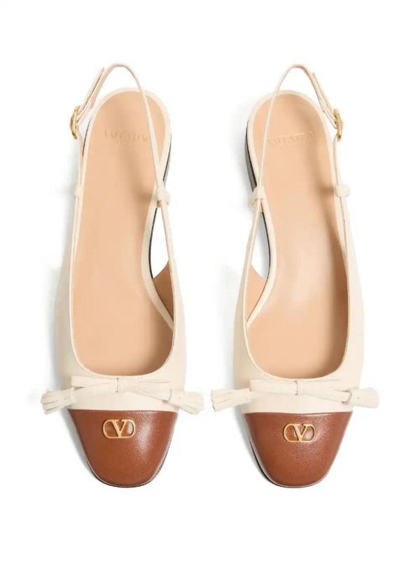 Browns Valentino Garavani Valet Du Roi Kid Ballet Flats | Browns Ballerina Shoes