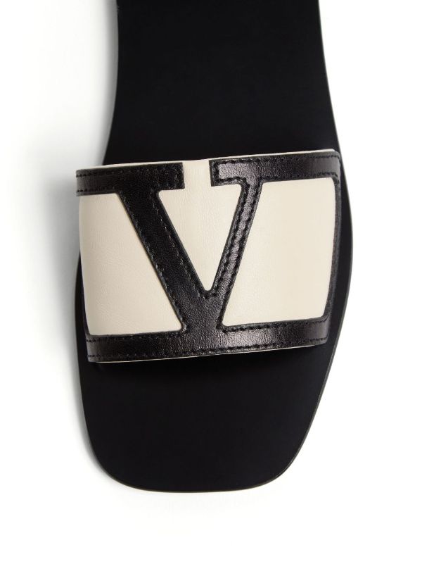 Browns Valentino Garavani VLogo Sandals | Browns Flip Flops & Slides