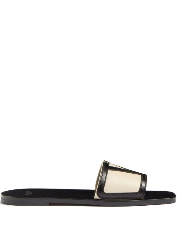 browns Valentino Garavani VLogo sandals | Browns Flip Flops & Slides