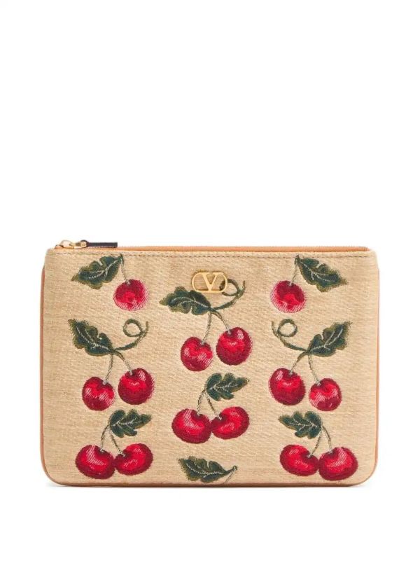 browns Valentino Garavani VLogo Signature clutch bag | Browns Clutch Bags