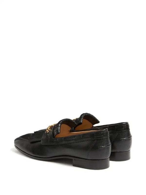 Browns Valentino Garavani VLogo Signature Fringed Loafers | Browns Loafers