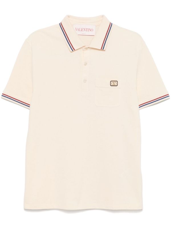 browns Valentino Garavani Vlogo Signature Polo Shirt | Browns Polo Shirts