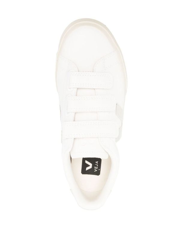 Browns VEJA White Recife Chromefree Low Top Sneakers | Browns Low-Tops