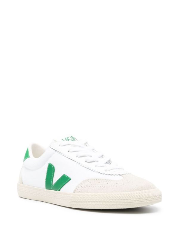 Browns VEJA White Volley Lace-Up Sneakers | Browns Sneakers