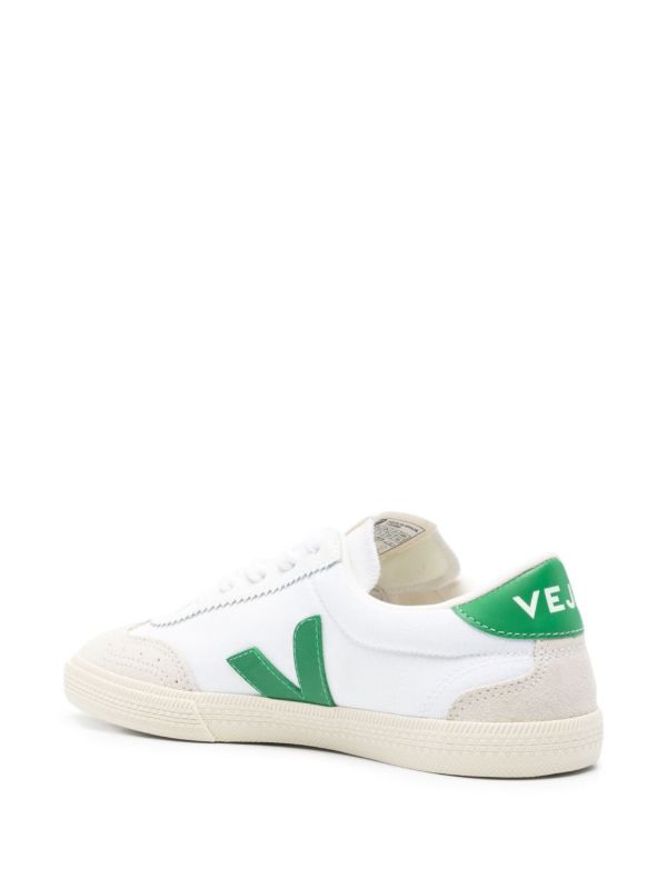 Browns VEJA White Volley Lace-Up Sneakers | Browns Sneakers