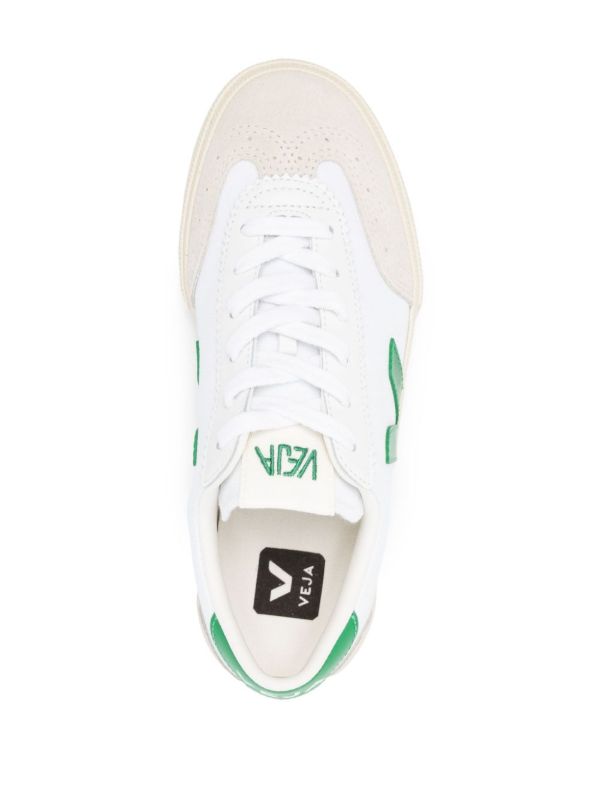 Browns VEJA White Volley Lace-Up Sneakers | Browns Sneakers