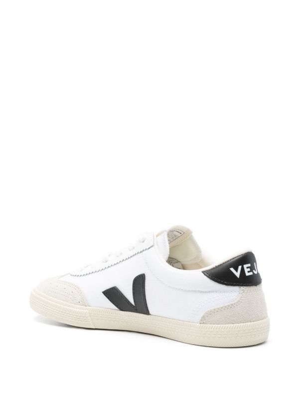 Browns VEJA White Volley Leather Sneakers | Browns Low-Tops