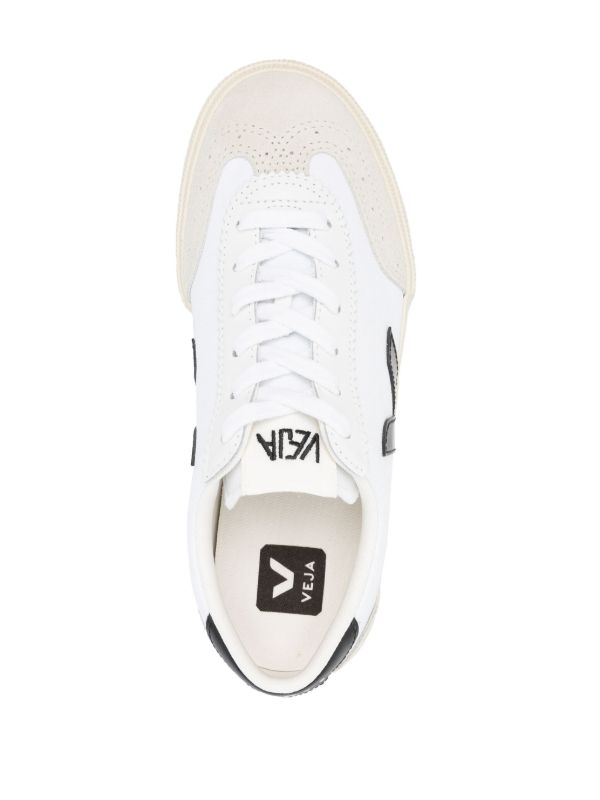 Browns VEJA White Volley Leather Sneakers | Browns Low-Tops
