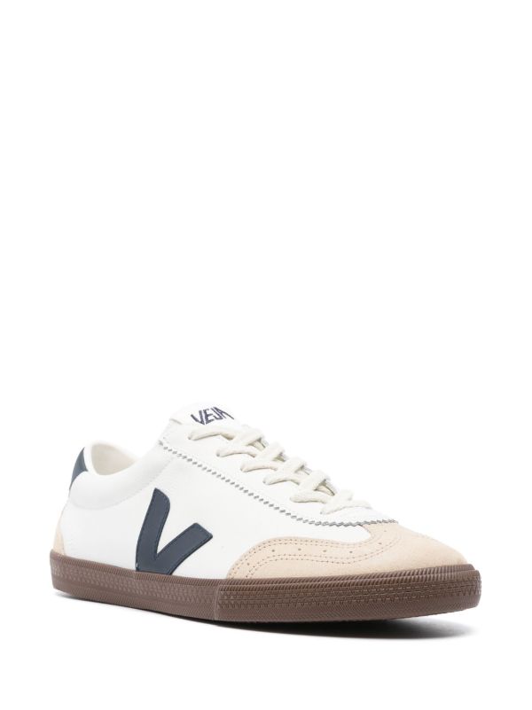 Browns VEJA White Volley Leather Sneakers | Browns Low-Tops