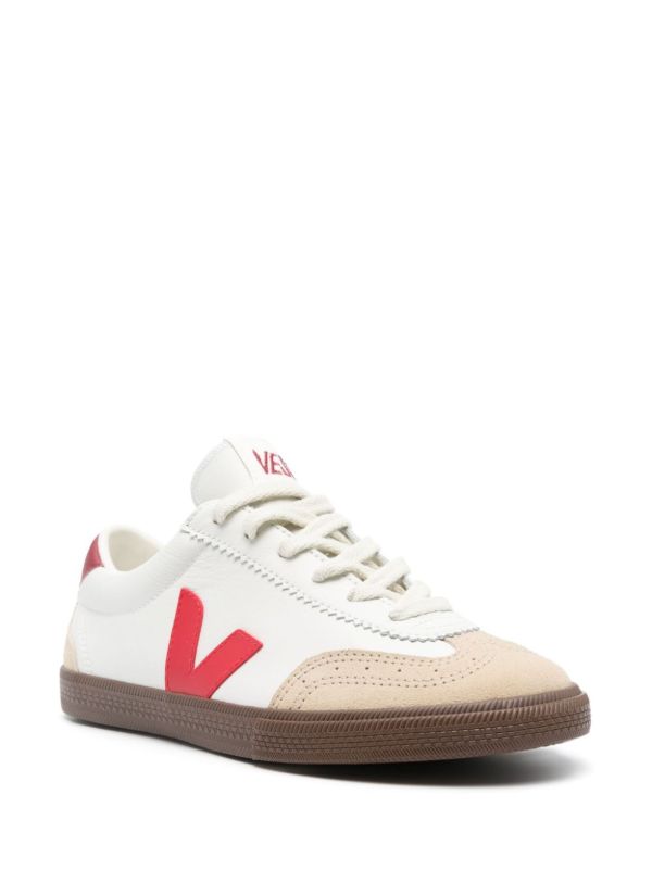 Browns VEJA White Volley Leather Sneakers | Browns Sneakers
