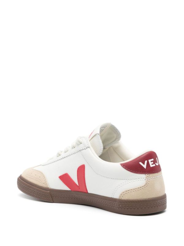 Browns VEJA White Volley Leather Sneakers | Browns Sneakers