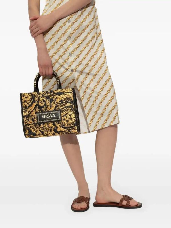 Browns Versace Barocco Athena Tote Bag | Browns Tote Bags