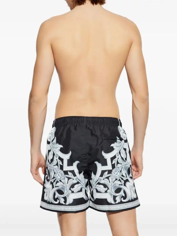 Browns Versace Barocco-print Swim Shorts | Browns Swim & Board Shorts
