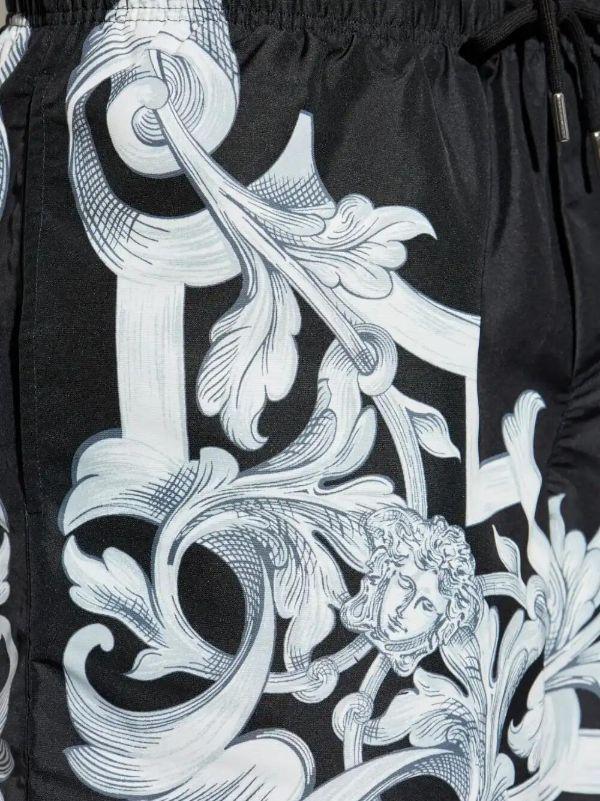 Browns Versace Barocco-print Swim Shorts | Browns Swim & Board Shorts