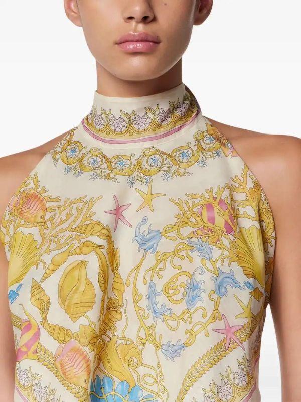 Browns Versace Barocco-print Top | Browns Vests & Tank Tops